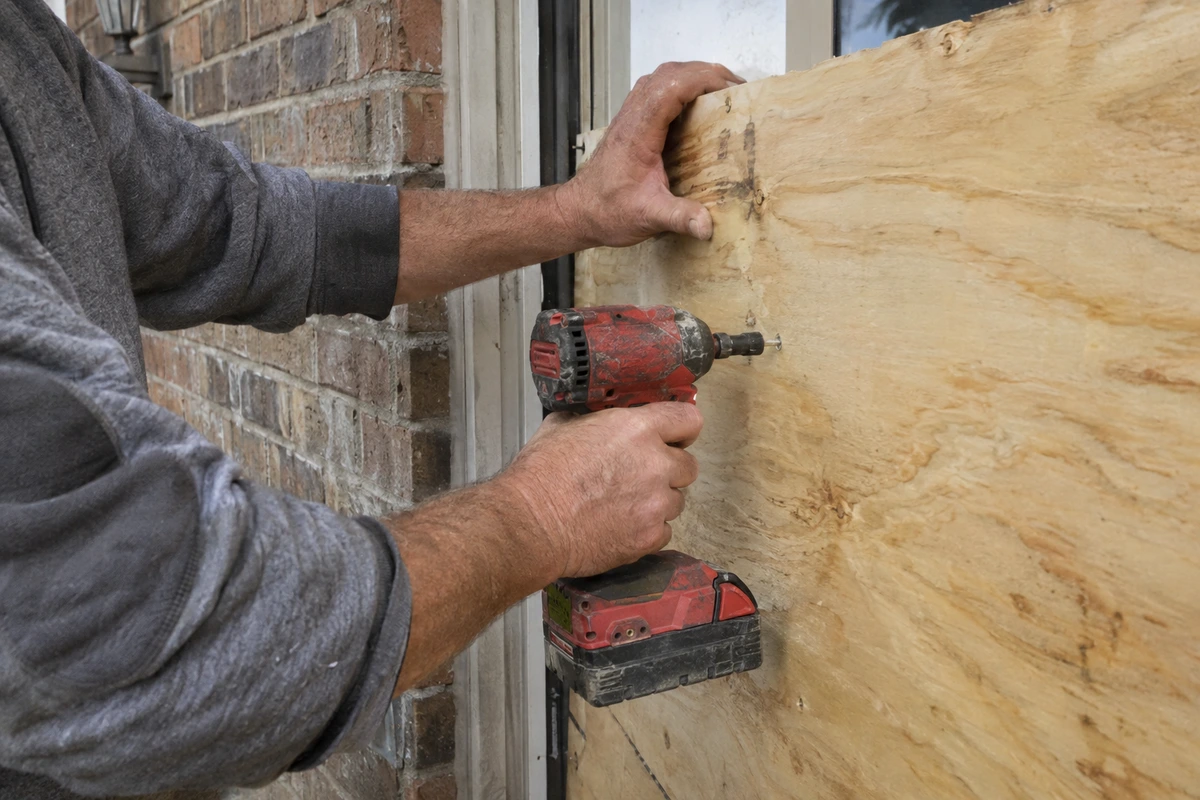 Emergency board up contractor